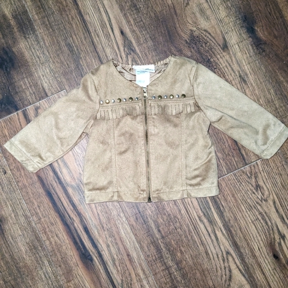 Little Lass 6-9 Month Western Zip Vest